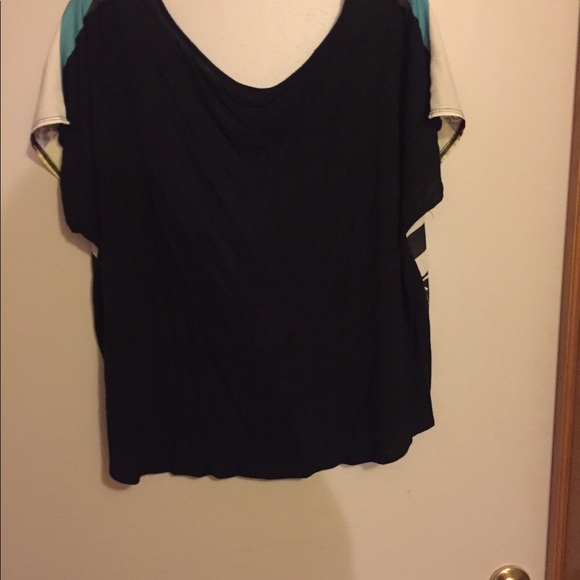 Dots 3x animal print stripped top - Picture 2 of 4